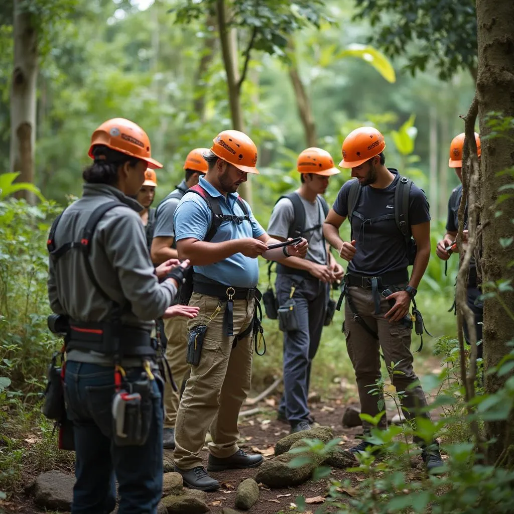 Equipo ConsultCol en actividad de teambuilding